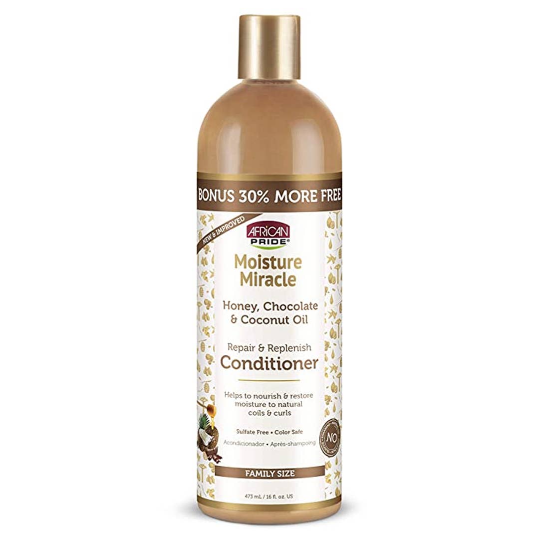 African Pride Moisture Miracle Conditioner Honey Coconut 16Z