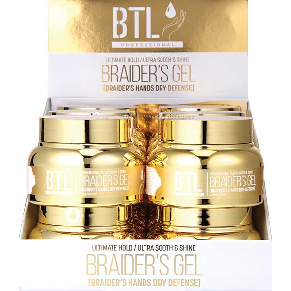 BTL Braiders Gel Gold 3.4oz