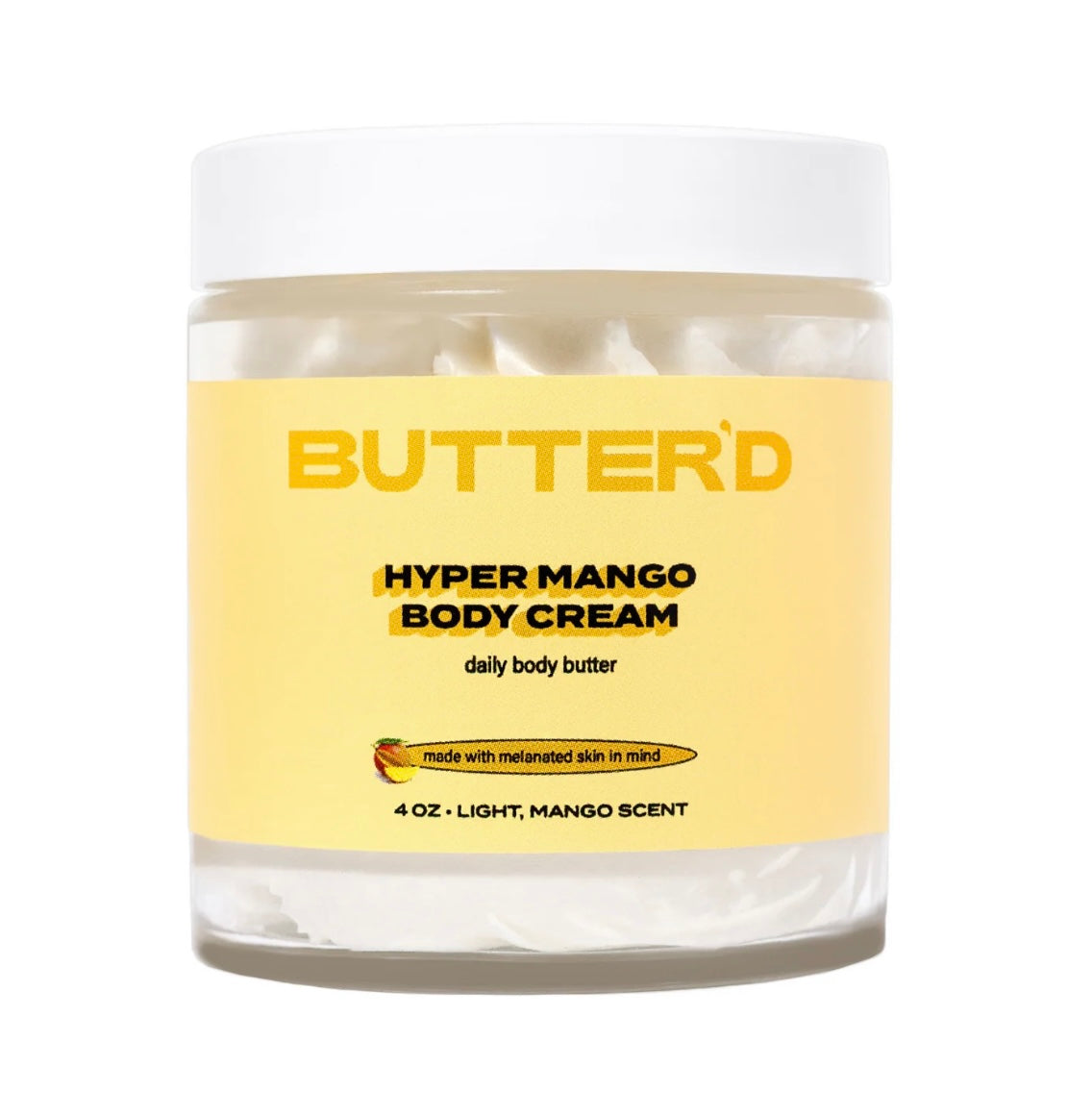Butter’d Hyper Mango Body Cream 4oz