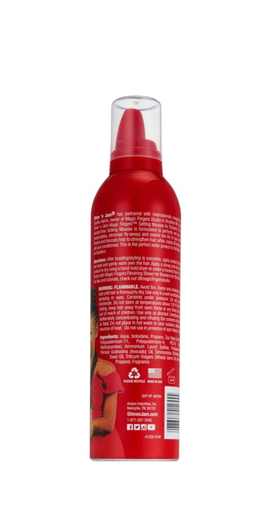 Shine ‘n Jam Magic Fingers Setting Mousse