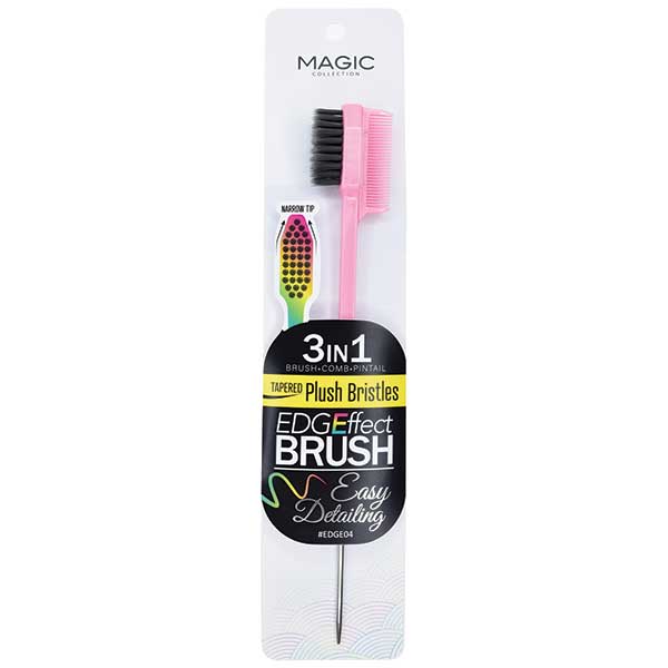 EDGEFFECT EDGE BRUSH FIRM/PLUSH 3IN1 PIN TAIL BRISTER