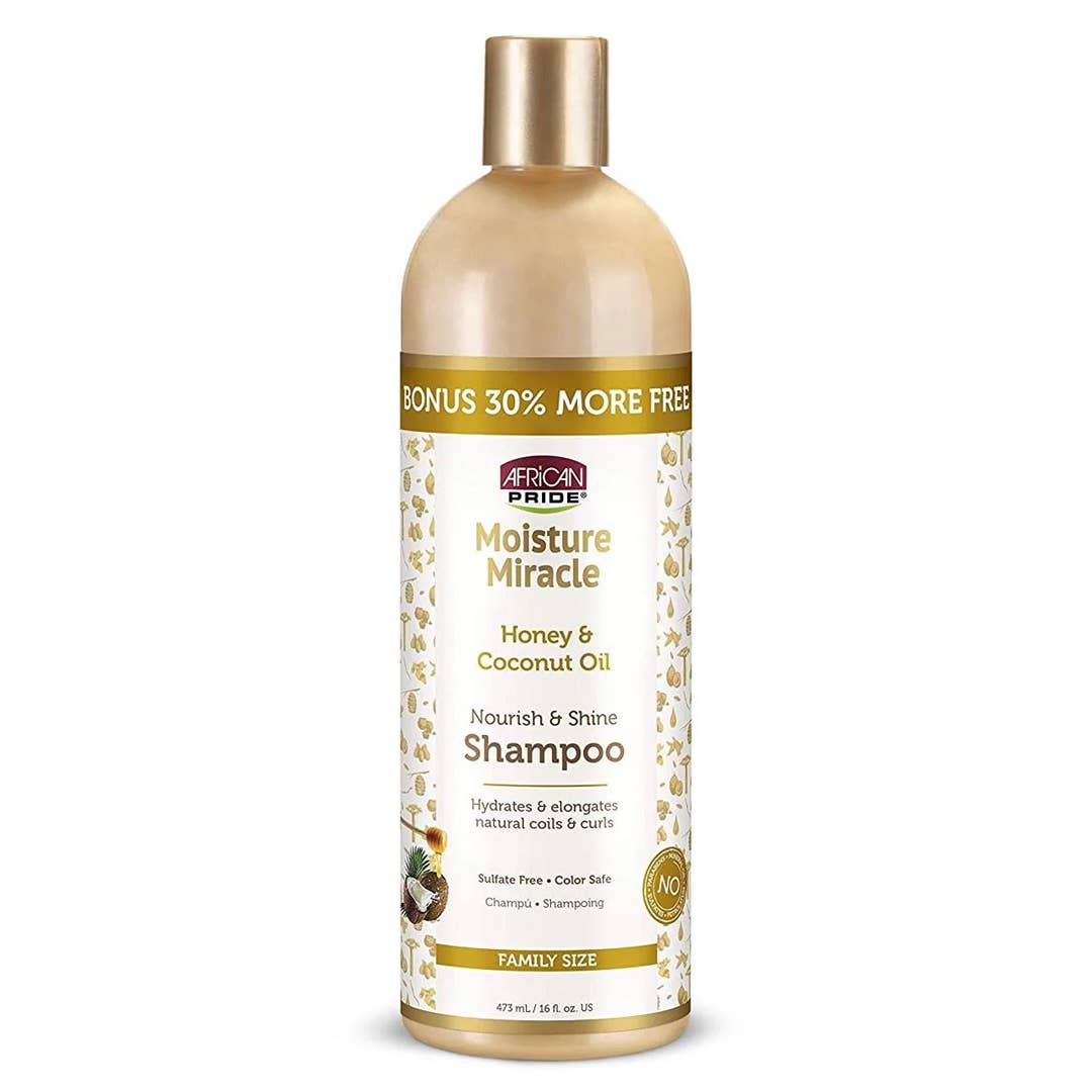 African Pride Moisture Miracle Shampoo Honey & Coconut Oil