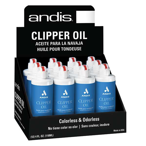 ANDIS CLIPPER OIL COLORLESS ODORLESS 4OZ